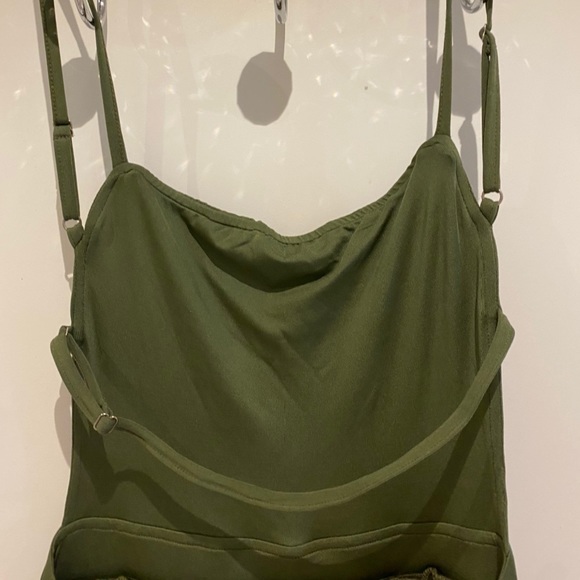 Khaki Jumpsuit Romper - Picture 3 of 3